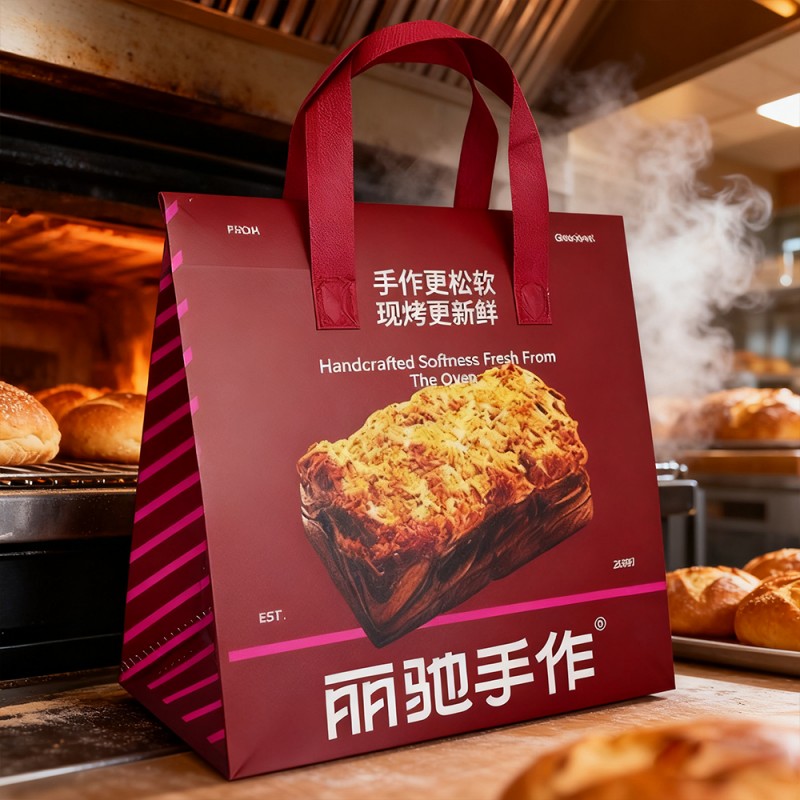 БОПП-ламинированная нетканая полипропиленовая изолированная большая сумка на вынос