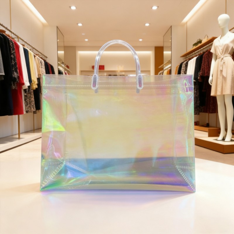 Подарочная большая сумка из полиэтилена и полиэтилена