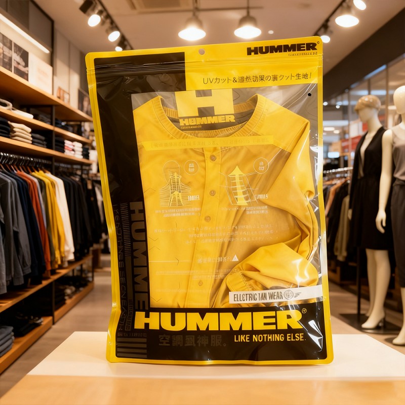 Сумка-стойка с ламинированной застежкой-молнией из ПЭТ