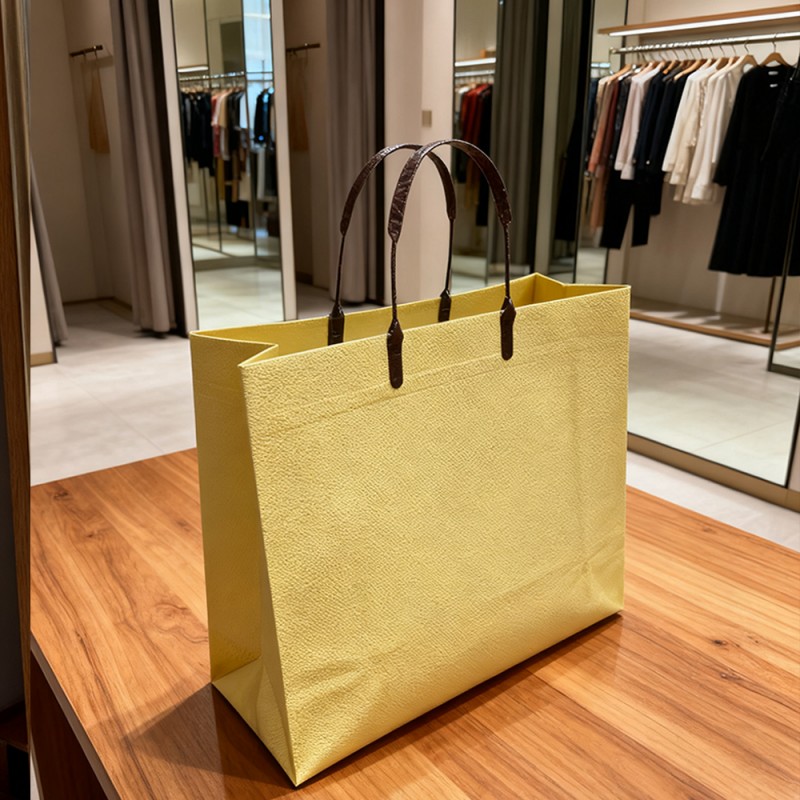 Легкая однотонная матовая сумка-тоут для покупок